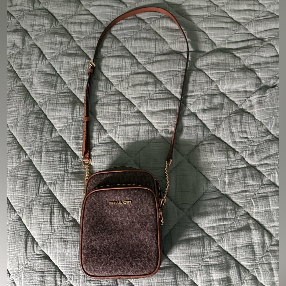 Michael Kors Dark Brown Messenger Bag
